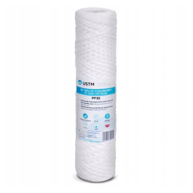 Wkład Sznurkowy do Filtra UST-M PP20M 10" Filtr Wody USTM 20M Mechaniczny