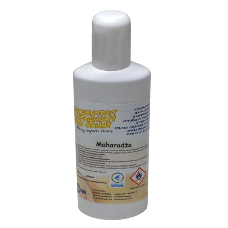 KONCENTRAT ZAPACHOWY DO SAUNY MAHARADŻA 200 ml KONCENTRAT ZAPACHOWY DO SAUNY MAHARADŻA 200 ml