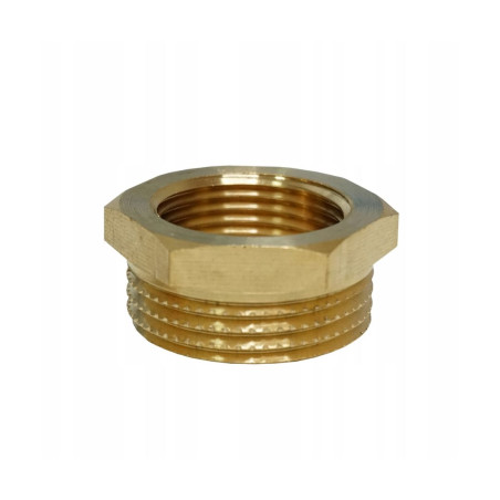 MOSADZNÝ REDUKČNÝ NYPEL 1'' GZ x 3/4'' GW