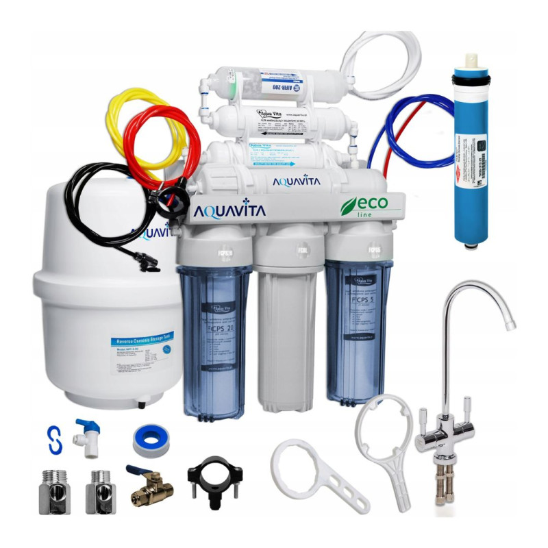 FILTR VODY ODVRÁCENÁ OSMÓZA RO7 JONIZÁTOR AIFIR200