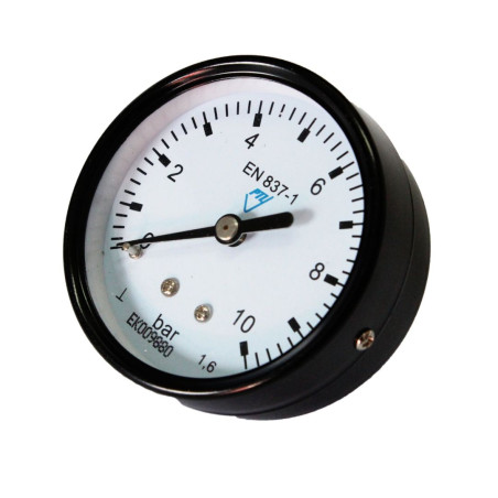 Manometer PREMATLAK na meranie tlaku vody, zadný výstup tlakomeru
