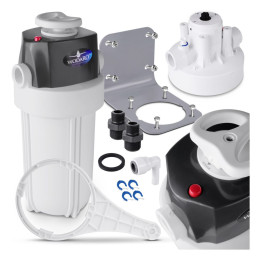 10" BB Water Filter Housing Flow WaterRO with 1" - 3/4" Bypass BIG BLUE