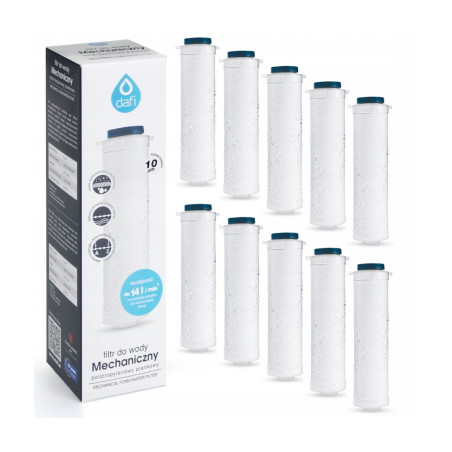 10x DAFI Flow Water Filter Sediment 10 µm Micron Mechanical 10"