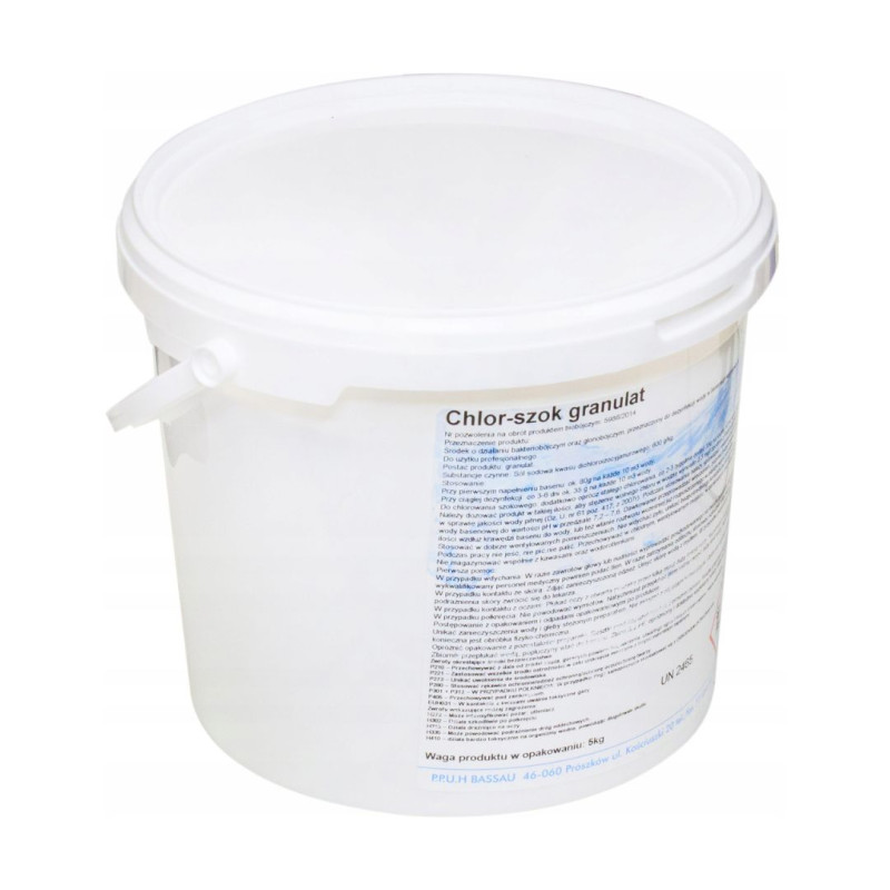 CHLOR-SZOK CHLOR SZOK GRANULAT DO DEZYNFEKCJI 5kg CHLOR-SZOK CHLOR SZOK GRANULAT DO DEZYNFEKCJI 5kg