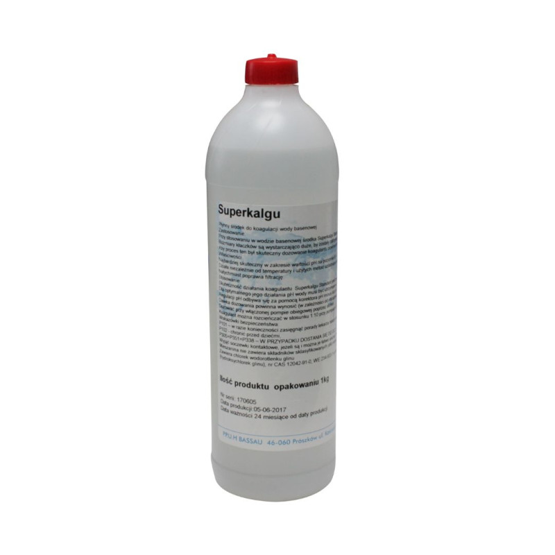 ЗАСІБ ДЛЯ КОАГУЛЯЦІЇ БАСЕЙННОЇ ВОДИ SUPERKALGU 1кг