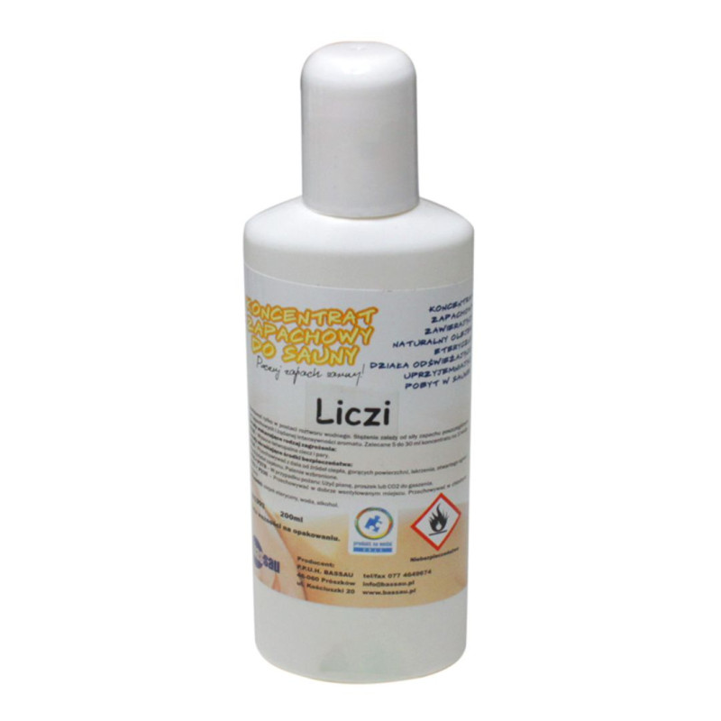 KONCENTRAT ZAPACHOWY DO SAUNY LICZI 200 ml KONCENTRAT ZAPACHOWY DO SAUNY LICZI 200 ml