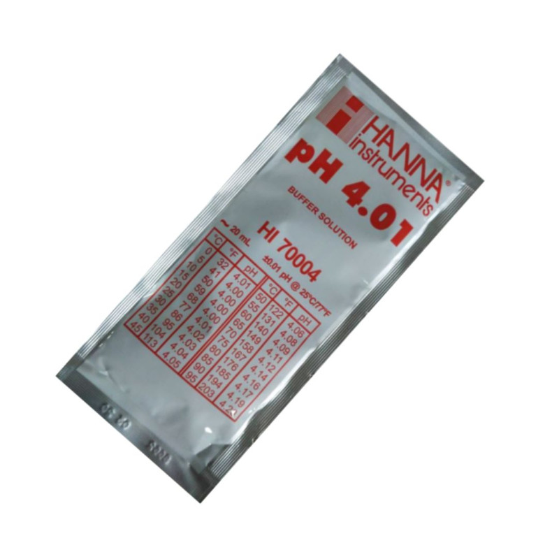 HANNA pH Meter Calibration Solution 4.01 Calibration Buffer for Meters HANNA pH Meter Calibration Solution 4.01 Calibration Buffer for Meters