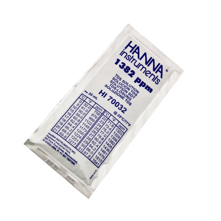 Hanna Bufor do Kalibracji Miernik TDS 1382 PPM Roztwór Kalibracyjny pH