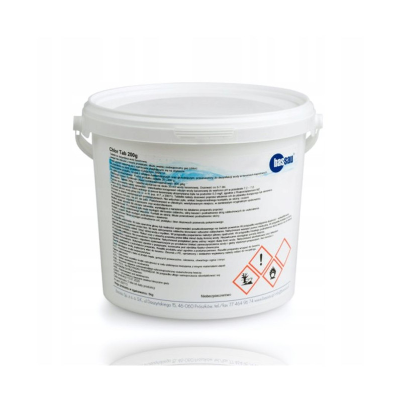 CHLOR TAB 200g do basenu chemia basenowa 5 kg CHLOR TAB 200g do basenu chemia basenowa 5 kg