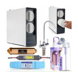 Фільтр води RO600 MINI ОСМОЗА іонізатор BIOCERA структуризатор пляшка DAFI
