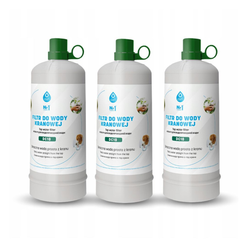 3 pcs. DAFI DC10 WATER FILTER CARTRIDGE For Flow Comfort System - Water Filter 3 pcs. DAFI DC10 WATER FILTER CARTRIDGE For Flow Comfort System - Water Filter