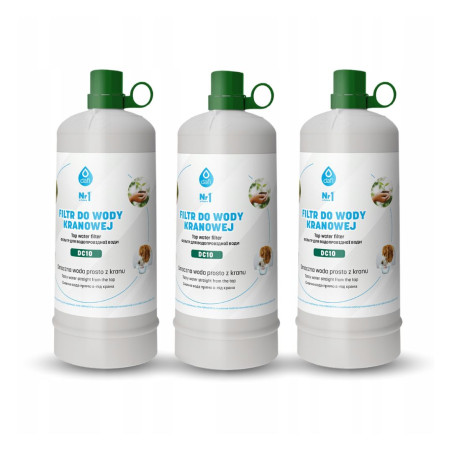 3ks. FILTRAČNÍ KAZETA VODY DAFI DC10 Do Systému Flow Comfort - Filtr Vody