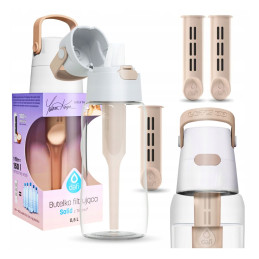 0.5L DAFI SOLID Filtering Bottle by Joanna Krupa - Water Filter + 2 CARTRIDGES