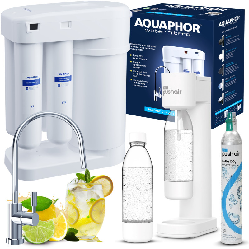 AQUAPHOR MORION Water Filter + DAFI PUSHAIR Saturator | MojaWoda.com