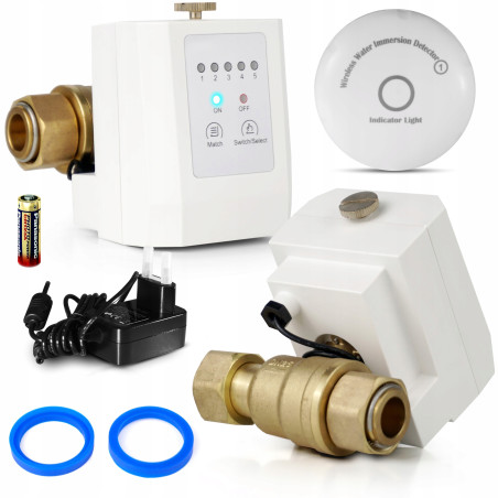 Automatic Anti-Flooding System Water Shut-Off Valve 1"