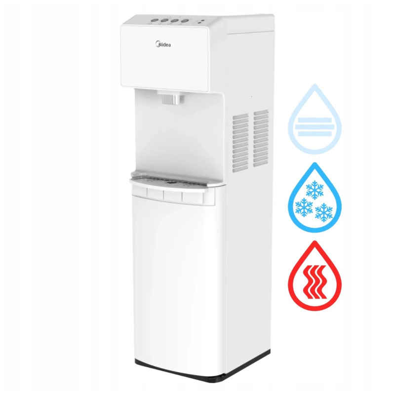 Distribuátor vody MIDEA SODA + UV Bezlahvový Volně stojící Filtrující