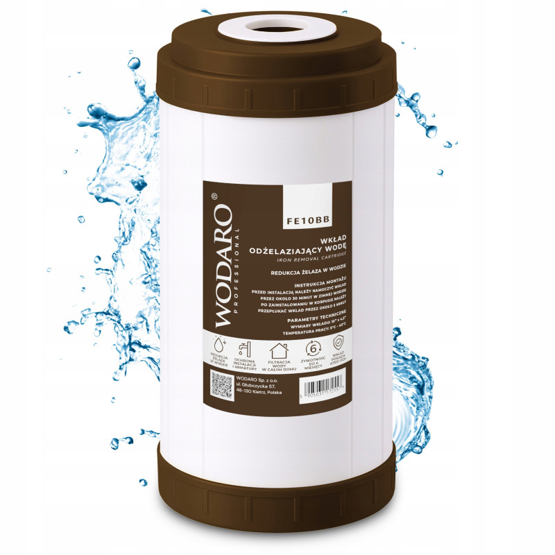FE10BB WODARO iron removal cartridge BIG BLUE 10" | MojaWoda.com FE10BB WODARO iron removal cartridge BIG BLUE 10" | MojaWoda.com