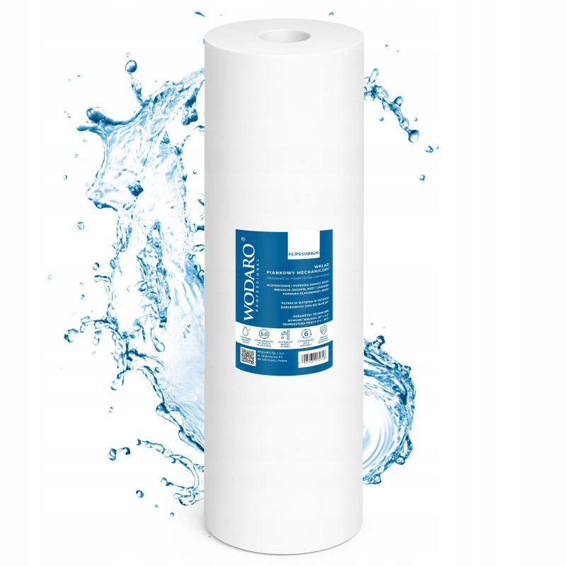 FCPS50BB20 WodaRO pěnový filtr BIG BLUE 20" 50 mikron