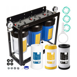 WodaRO BB-TECH Water Filter Softener for the Whole House 10" Treatment Station
