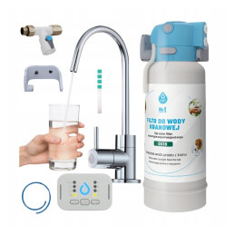 Under Sink Filter for Drinking Water DAFI FLOW COMFORT D1 DAFI Flow Filter