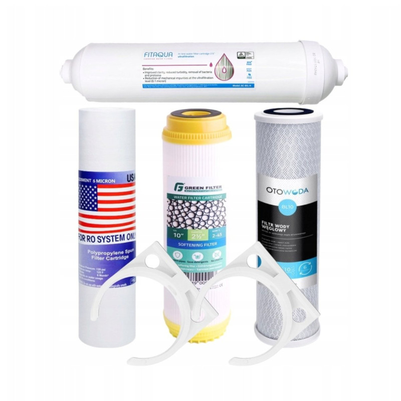 Sada filtrů pro FP3-HJ-K1 Kompletní vložky MEMBRANA KAPILÁRNÍ Držáky 2,5"