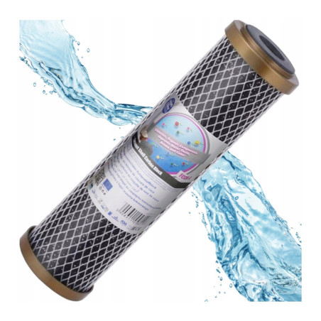 Вкладка вуглецева FCCBL-G AQUAFILTER 10″ Блок кокос Фільтри води Смак Запах