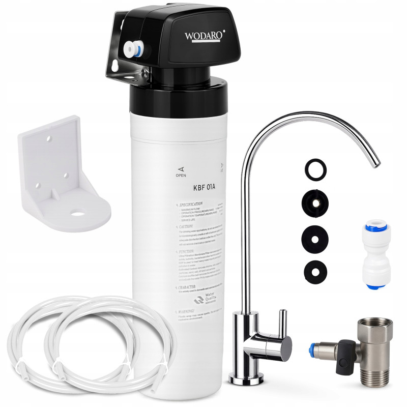 Filtr Wody Przepływowy pod Zlew WODARO FLOWLINE | MojaWoda.com Filtr Wody Przepływowy pod Zlew WODARO FLOWLINE | MojaWoda.com