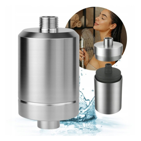 Filtr prysznicowy VitaRain 7w1 Filtr do Wody pod Prysznic KDF Włosy + Skóra