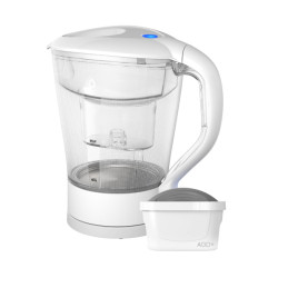 Elektrický filtrujúci kanvica Dafi LED Unimax AGD+ 0,8 l – biela