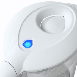 Електричний чайник з фільтром Dafi LED Unimax AGD+ 0,8 л – білий