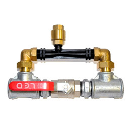 Water aerator with Venturi nozzle and ball valve – 1 inch
