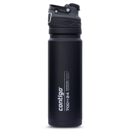 Kubek termiczny z ustnikiem Contigo Free Flow 700 ml – Czarny