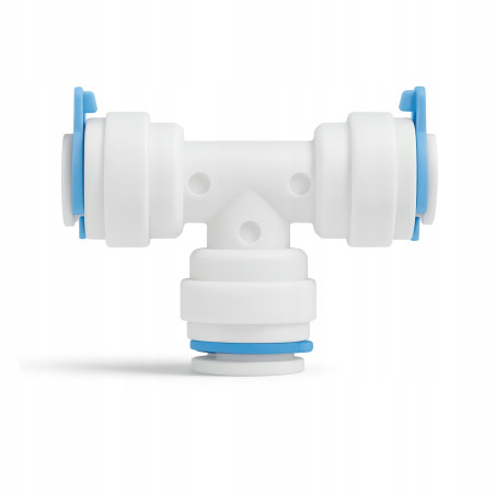 3/8" T Quick-Connect Tee (3/8T x 3/8T x 3/8T)