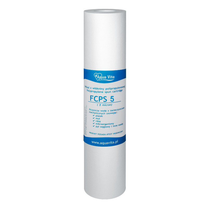 FPCS5 Aqua Vita wkład 5 mikron | MojaWoda.com FPCS5 Aqua Vita wkład 5 mikron | MojaWoda.com