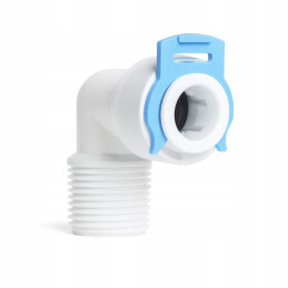 Quick-Connect Elbow Fitting 3/8GZ x 3/8T