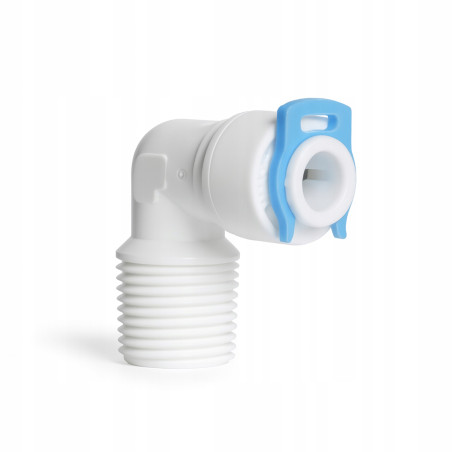 Quick-Connect Elbow Fitting 3/8GZ x 1/4T