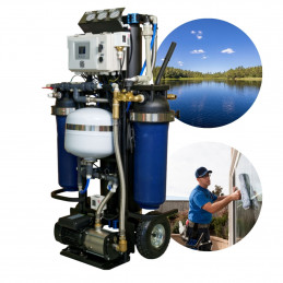 Triple Water Filter with Mechanical, Softening, Carbon