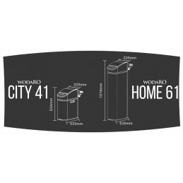 Zmäkčovač vody do domu CITY 41 WODARO Odstraňovač vodného kameňa do bytu