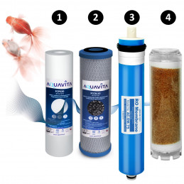 AQUAVITA RO4 DEMI PRO Filter for Aquarium AC-OM-75 | MojaWoda.com