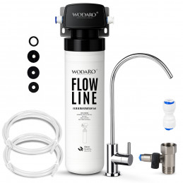 WODARO FLOWLINE 4-Stage Under-Sink Water Filter