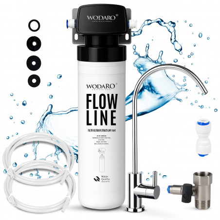 Filtr vody průtokový pod dřez WODARO FLOWLINE