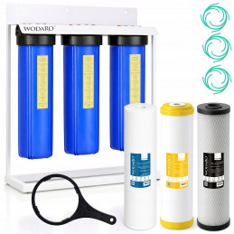3stupňový vodní filtr se změkčovačem WODARO HBB20 BIG BLUE | MojaWoda.com