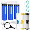 3stupňový vodní filtr se změkčovačem WODARO HBB20 BIG BLUE | MojaWoda.com