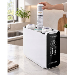 WODARO HOME ONE Filtr Do Wody RO 600 GPD Odwrócona Osmoza Bez Zbiornika TDS
