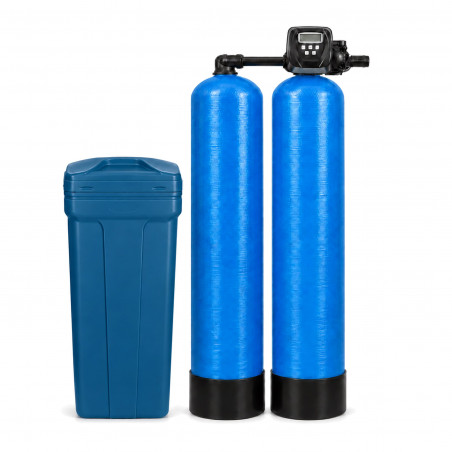 Dwukolumnowy zmiękczacz wody do pracy ciągłej - WODARO TWIN SOFT 2x40L