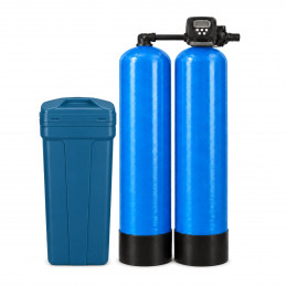 Dwukolumnowy zmiękczacz wody do pracy ciągłej - WODARO TWIN SOFT 2x60L