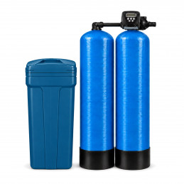 Dwukolumnowy zmiękczacz wody do pracy ciągłej - WODARO TWIN SOFT 2x70L