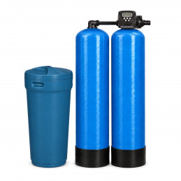 Dwukolumnowy zmiękczacz wody do pracy ciągłej - WODARO TWIN SOFT 2x120L