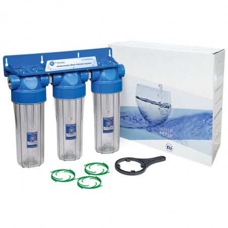 FHPRCL12-B-TRIPLE Aquafilter трійний фільтр 1/2"