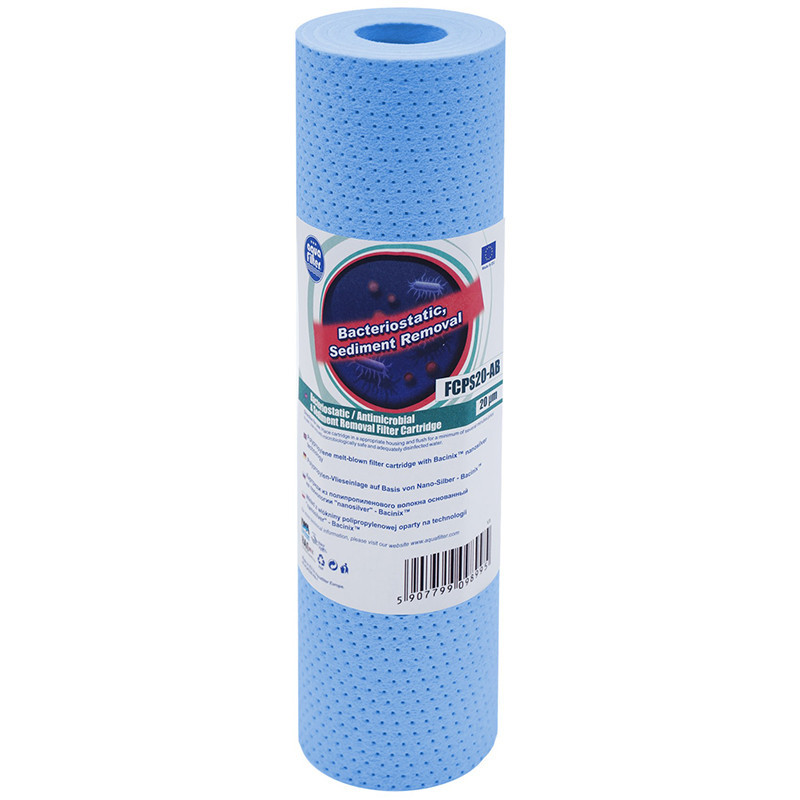 FCPS20-AB Aquafilter antibacterial cartridge 20 microns | MojaWoda.com FCPS20-AB Aquafilter antibacterial cartridge 20 microns | MojaWoda.com